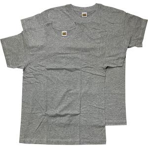 GUNZE(グンゼ)G.T.HAWKINS(G.T.ホーキンス) クルーネック 半袖Tシャツ 2枚組 グレーモク L　 HK10132｜roco