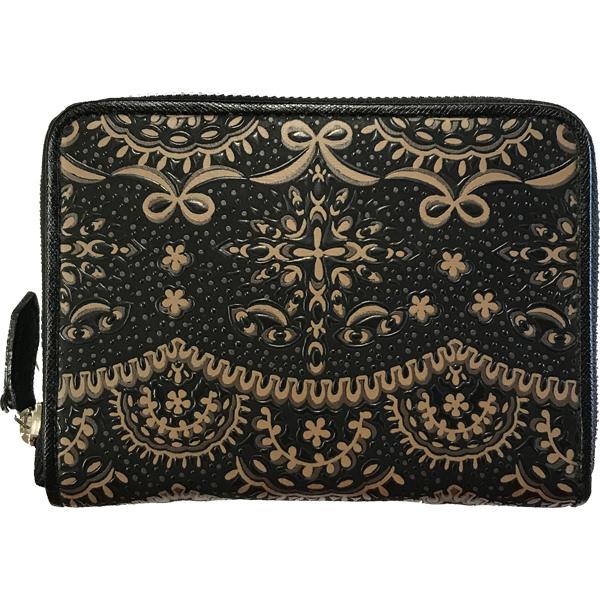 印伝折財布 印傳屋上原勇七 INDEN-YA PRIDEN(プライデン) No.9322札入れ　日本...