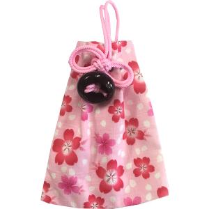 お祭用品 巾着腰下げ 桜 200ピンク