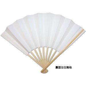 お祭用品 扇子 祭 白の詳細画像1