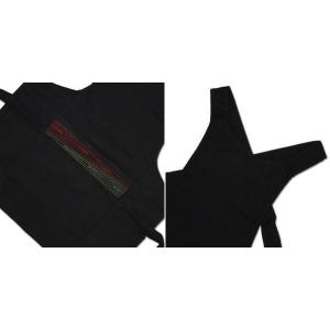 お祭用品 祭せん 腹掛 黒/カラーステッチ 9...の詳細画像1