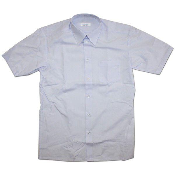 富士ヨット 空気触媒加工 メンズ半袖スクールワイシャツ ホワイト(蛍光白) 170A