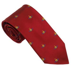 vivienne westwood ヴィヴィアン　ネクタイ　オーブ　赤　レッド Vivienne Westwood ヴィヴィアンウエストウッド ネクタイ AW2021