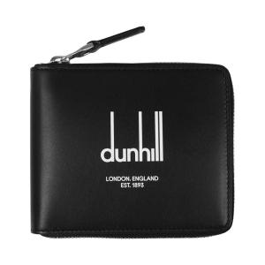 dunhill ダンヒル LEGACY ラウンドファスナー 二つ折り財布 小銭入れ有り 22R2355DP ブラック 人気 高級 ブランド 男性用 メンズ｜rocobi