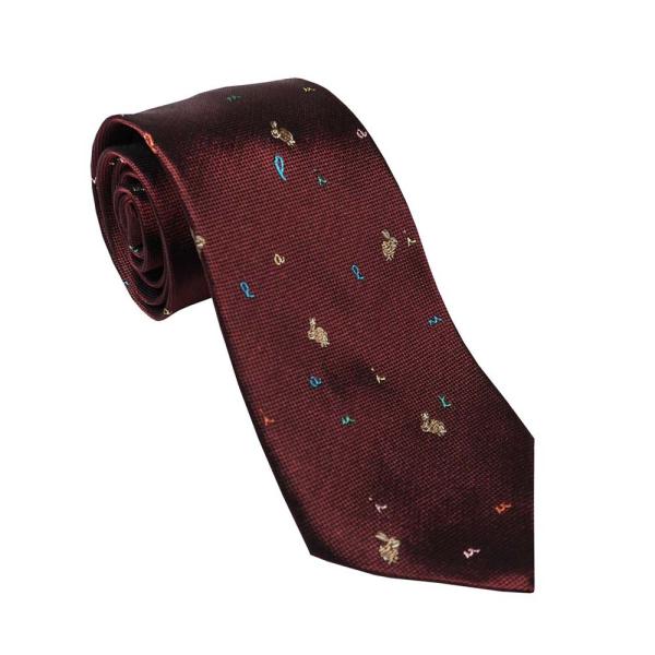 【当店在庫有】ポールスミス ネクタイ FW22 M1A-0TIE-J41194-28 BURGUND...