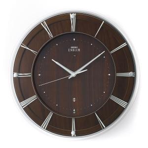 SEIKO（セイコー） エンブレム 電波時計 壁掛け時計 HS556W 連続秒針
