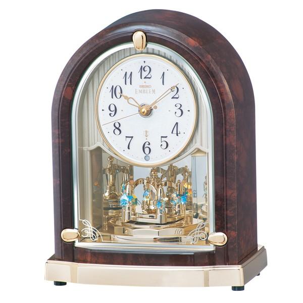 SEIKO CLOCK セイコークロック EMBLEM エンブレム 電波 置き時計 HW591B 回...