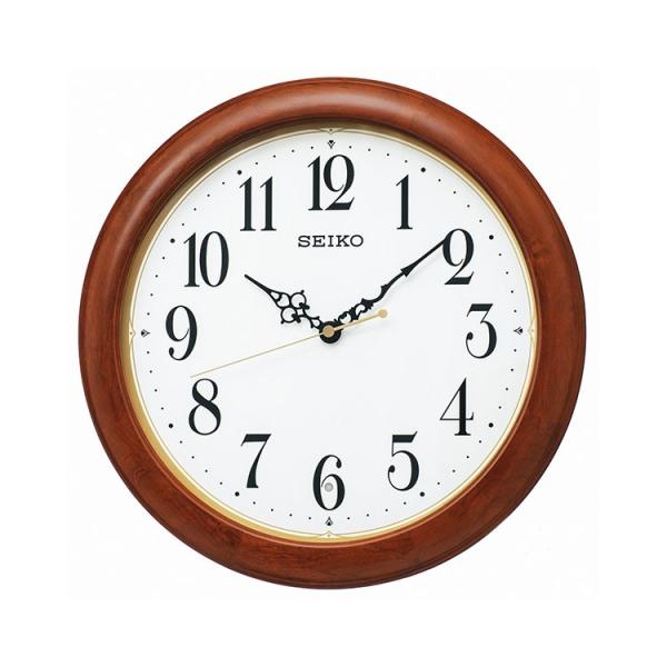 セイコー クロック スタンダード 電波 壁掛け時計 KX246B スイープセコンド おやすみ秒針 ア...