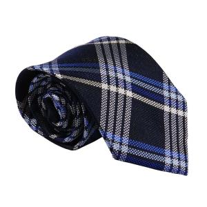 【当店在庫有】トミーヒルフィガー ネクタイ 87923063400 BLUE-400 チェック柄 ブルー系 Tommy