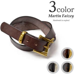 MARTIN FAIZEY (マーティンフェイジー） 1.25インチ（30mm）クイックリリースベルト レザーベルト