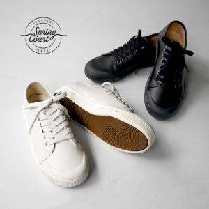 SPRING COURT（スプリングコート） G2 ローカット レザー スニーカー / メンズ ローテク G2 LOWCUT CUT LEATHER
