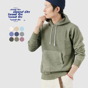 GOOD ON（グッドオン）カラー別注 ラグラン プルオーバーフードスウェット / メンズ トップス パーカー