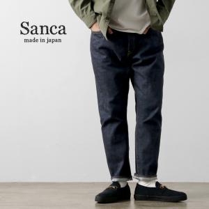 SANCA（サンカ） 15.5オンス デニム テーパード 5Pパンツ / メンズ / セルヴィッチ ジーンズ / 日本製 岡山｜rococo