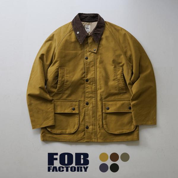 FOB FACTORY（F.O.Bファクトリー） F2361 ライディングジャケット モールスキン ...