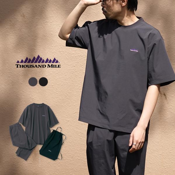 THOUSAND MILE（サウザンドマイル） ショートスリーブTシャツ＆ロングパンツ＆バッグ セッ...
