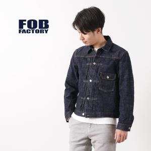 【旧商品】FOB FACTORY（FOBファクトリー） F2400 G3 セルヴィッチデニム 1ST ジャケット / Gジャン メンズ 日本製