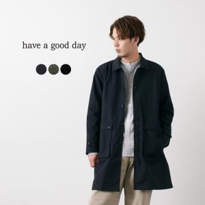 限定クーポン対象 Have A Good Day ハブアグッドデイ コットンコート メンズ ステンカラーコート Aライン 無地 日本製 Rococo Yahoo 店 通販 Yahoo ショッピング