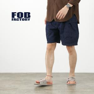 FOB FACTORY（FOBファクトリー）F4166 デニム キャンプショーツ / メンズ / ショートパンツ｜rococo