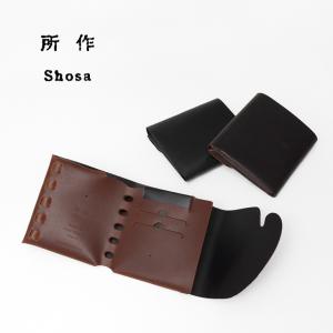 所作（しょさ） CP ウォレット 3.5 / 牛革 / 財布 / メンズ レディース / コンパクト / キャッシュレス｜rococo