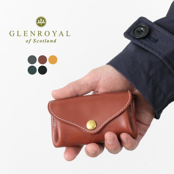 【正規品】GLENROYAL（グレンロイヤル） スモールパース メンズ 小銭入れ ミニ財布 本革 レ...