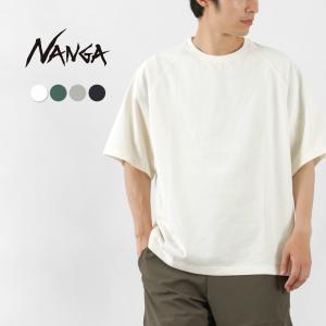 NANGA（ナンガ） エコ ハイブリッド ラグランスリーブ オーバーサイズ Tシャツ / メンズ トップス 半袖｜rococo