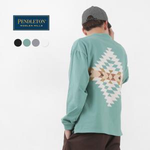 PENDLETON（ペンドルトン） バックプリント ロングスリーブTシャツ / メンズ トップス ロンT 長袖 綿 コットン｜rococo