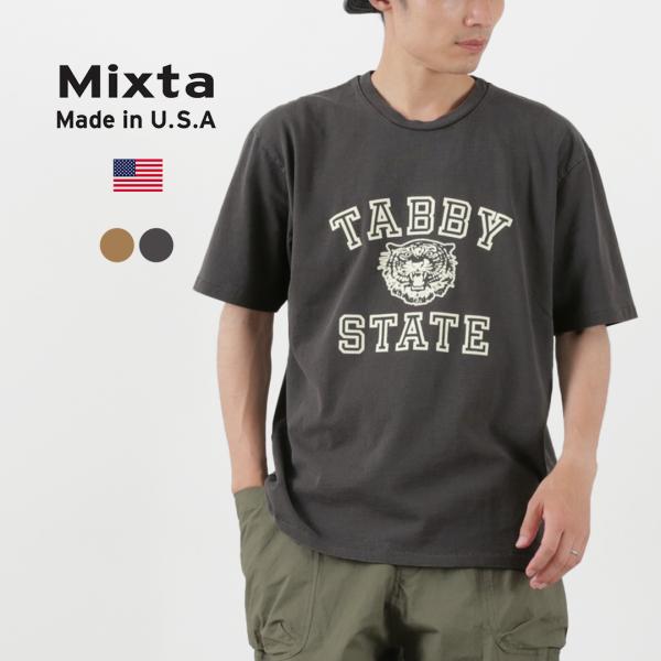 MIXTA（ミクスタ） タビー ステイト Tシャツ / メンズ レディース ユニセックス 半袖 プリ...