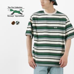 【旧商品】THE FOX（ザ フォックス） フォックス マルチボーダー Tシャツ / トップス 半袖 ボーダー コットン 綿