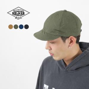 HIGHER（ハイヤー） ステッチクロス キャップ / メンズ レディース ユニセックス 帽子 綿 コットン 日本製 STITCH CLOTH CAP｜rococo