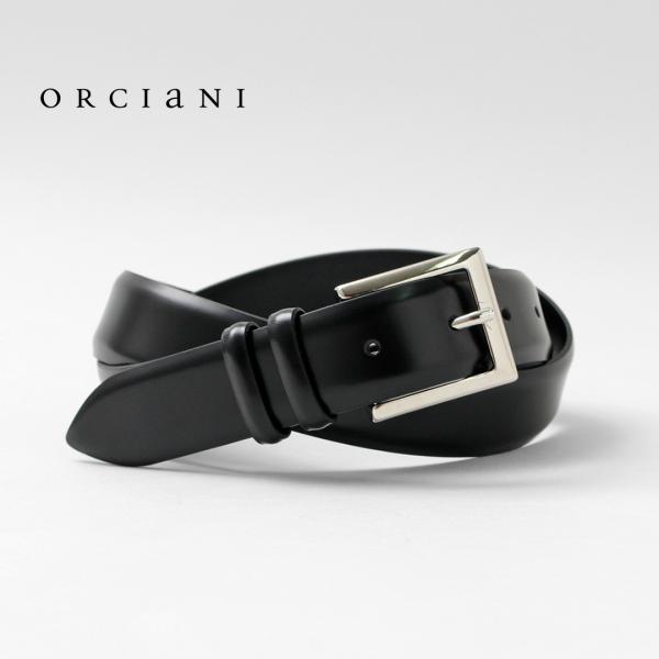 ORCIANI（オルチアーニ） カーフ クラシックレザーベルト / メンズ 本革 ビジネス ドレス ...