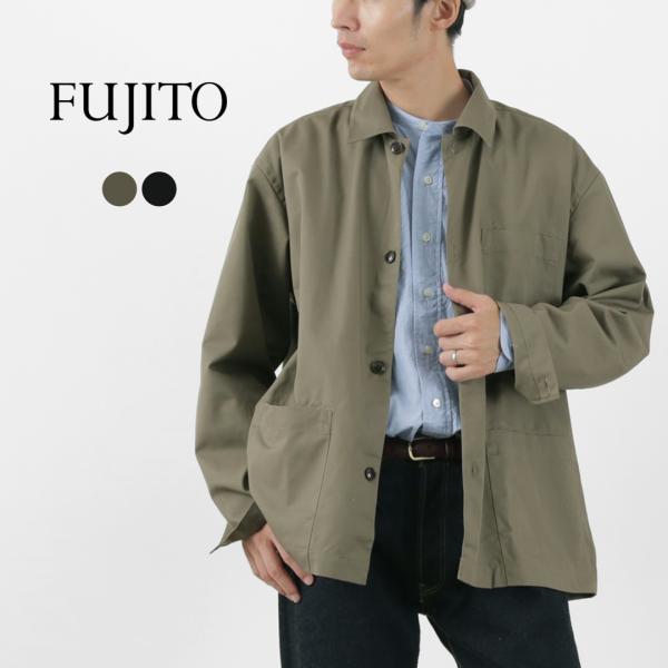 FUJITO（フジト） シャツジャケット / ライトアウター 羽織り 綿 コットン