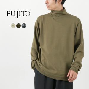 FUJITO（フジト） タートルネックニット / ハイネック 綿 コットン 長袖 メンズ 日本製｜rococo