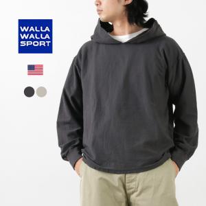 WALLA WALLA SPORT（ワラワラスポーツ） リッジ ビッグフード ロングスリーブTシャツ / メンズ カットソー 無地 綿 コットン｜rococo