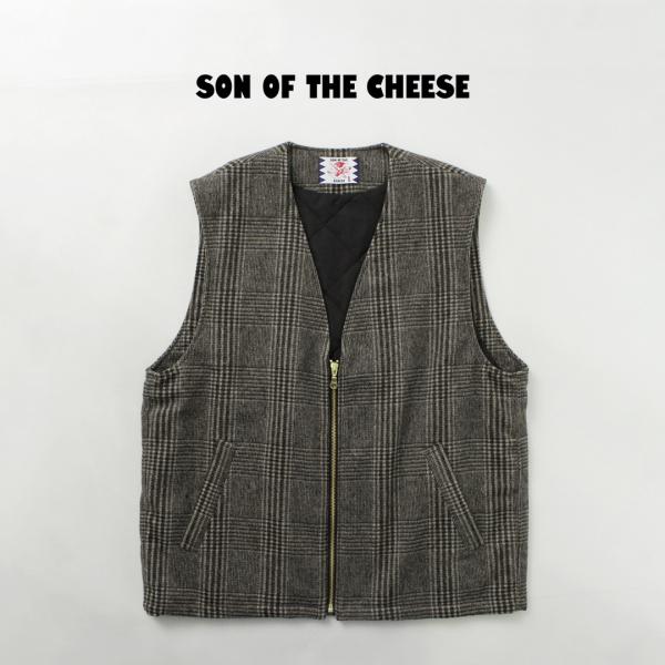 SON OF THE CHEESE（サノバチーズ） チェック ウールベスト / アウター チェック ...