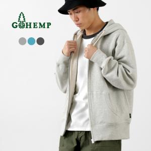 GOHEMP（ゴーヘンプ） ヘンプ ジップアップ フーディー / メンズ 長袖 裏毛仕様 ヘンプコットン｜ROCOCO Yahoo!店