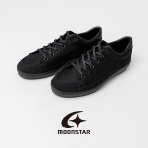 MOONSTAR（ムーンスター） ラリー 32B / スニーカー メンズ ローカット ラバーソール オールブラック 靴｜rococo