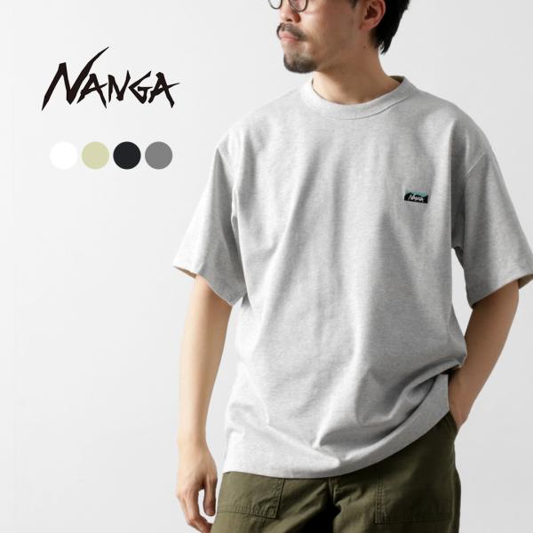 NANGA（ナンガ） エコハイブリッド ボックスロゴ エンブロイダリー Tシャツ / メンズ トップ...