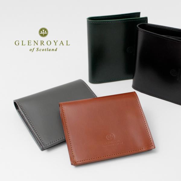【正規品】GLENROYAL（グレンロイヤル） コンパクト ミニ ウォレット / ミニ財布 二つ折り...