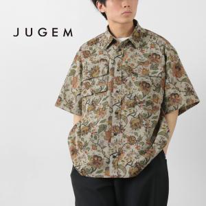 JUGEM（ジュゲム） プリント ドライ カーゴシャツ / メンズ 半袖シャツ ポリエステル 速乾 フラワー柄 アウトドア｜rococo