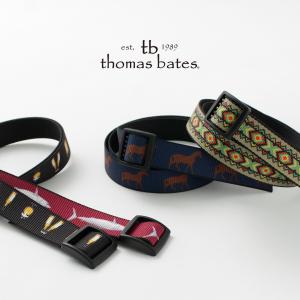 THOMAS BATES（トーマス ベイツ） プリント スライダーベルト / メンズ レディース ユニセックス 穴なし 2.5cm幅 ナイロン｜rococo