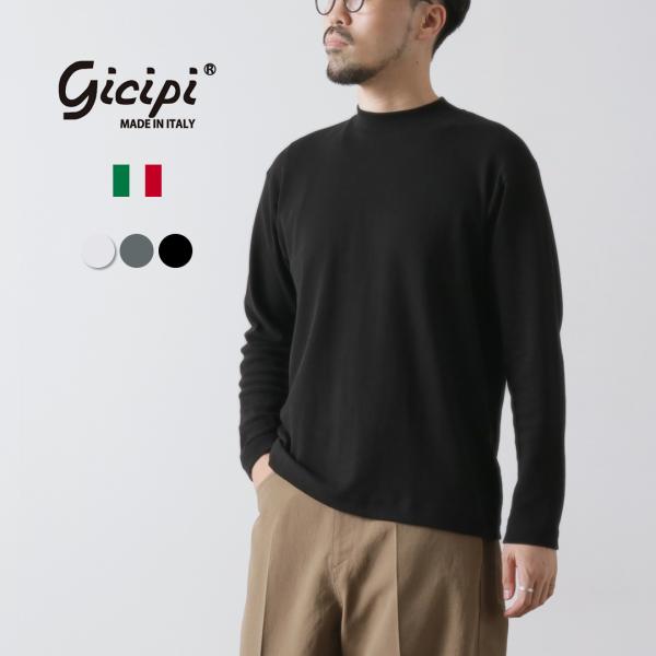 GICIPI(ジチピ） デルフィーノ クルーネック ベーシックフィット ロングスリーブ カットソー ...