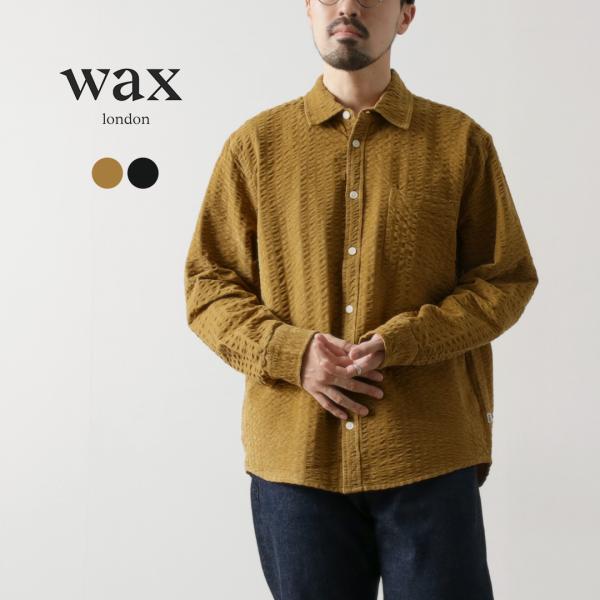 WAX LONDON（ワックスロンドン） シェリーシャツ シアサッカー コード / メンズ トップス...