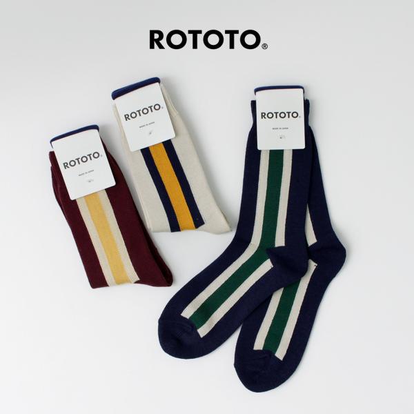 ROTOTO（ロトト）スクールボーイ ソックス / メンズ レディース ユニセックス 靴下 日本製 ...