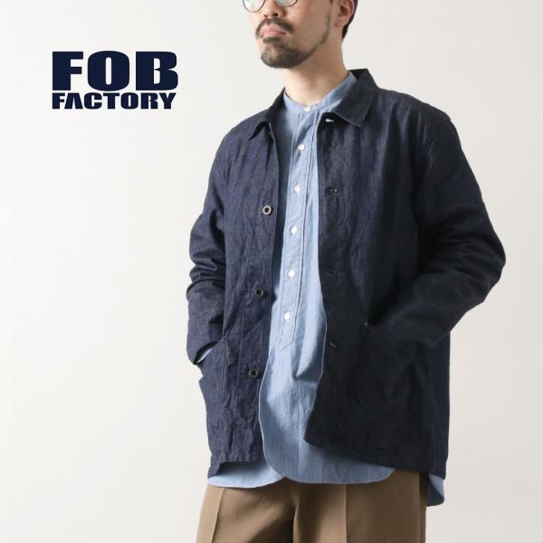 FOB FACTORY（FOBファクトリー） F2447 デニムカバーオール / デニムジャケット ...