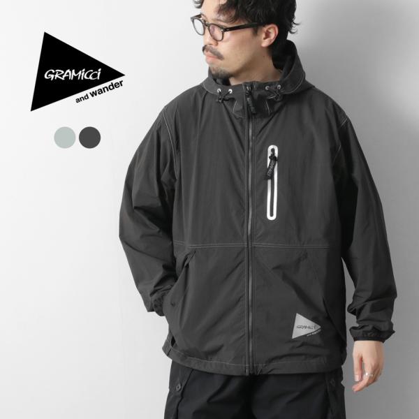 AND WANDER（アンドワンダー） グラミチ コラボ ブラッシュ ナイロンジャケット / メンズ...