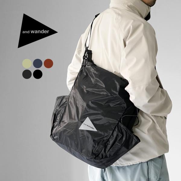 AND WANDER（アンドワンダー） シル トート バッグ 2025年モデル / ショルダーバッグ...
