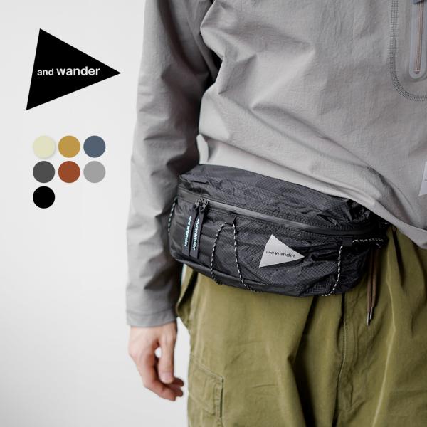 AND WANDER（アンドワンダー） シル ウェスト バッグ / ボディバッグ ショルダーバッグ ...