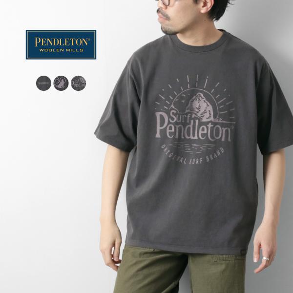 PENDLETON（ペンドルトン） ピグメントダイ プリントTシャツ / 半袖 メンズ レディース ...