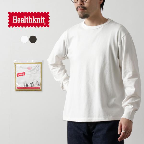 HEALTHKNIT（ヘルスニット） トンプキンス クルーネック ロングスリーブTシャツ / ロンT...