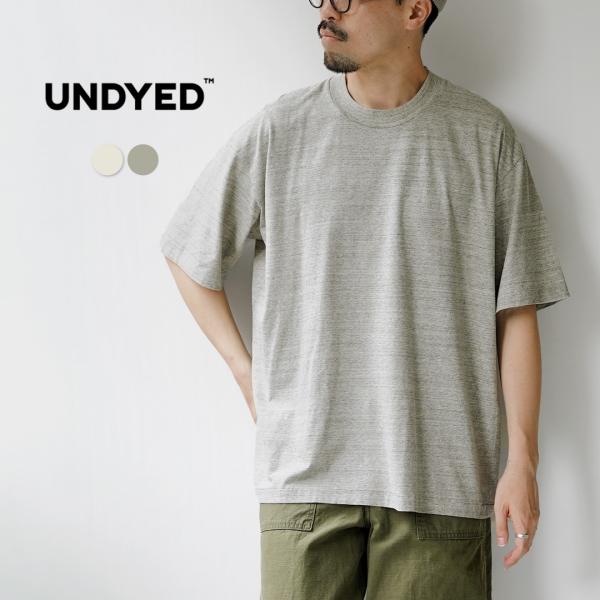UNDYED（アンダイド） 無染色オーガニックコットンTシャツ / メンズ 半袖 綿100 日本製 ...